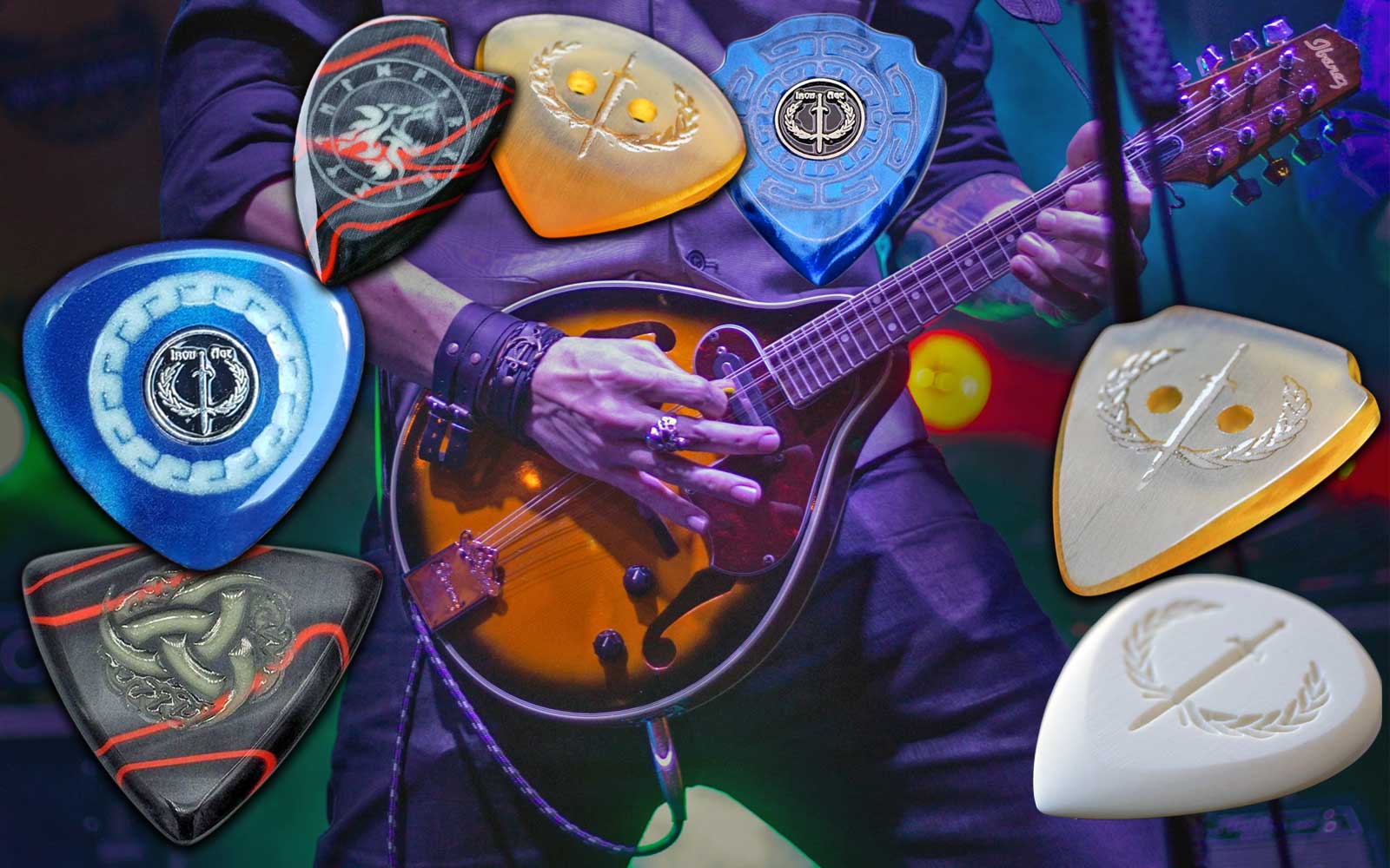 Mandolin Picks Exploring Options by Iron Age Iron Age Guitar Accessories