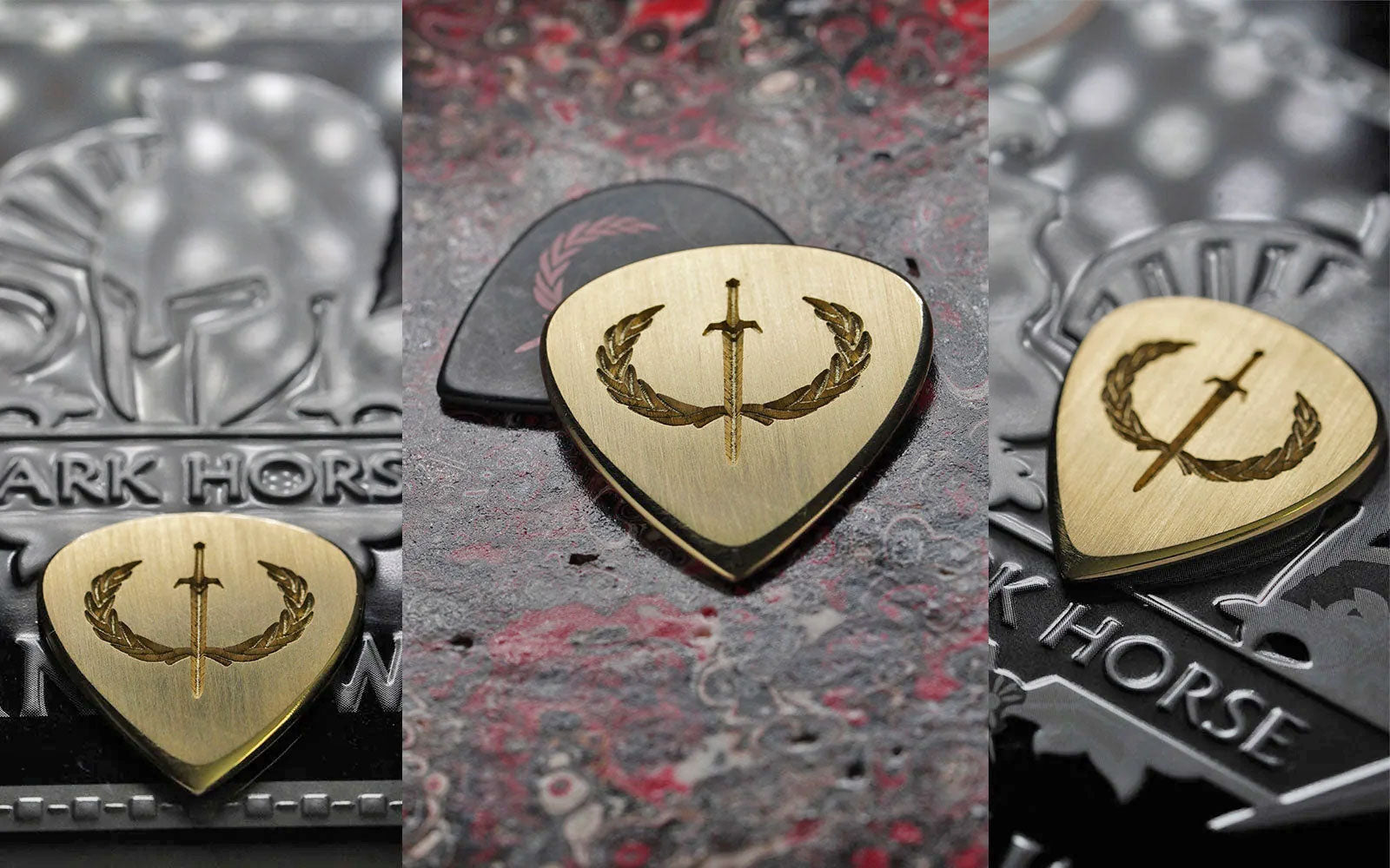 metal guitar picks by iron age
