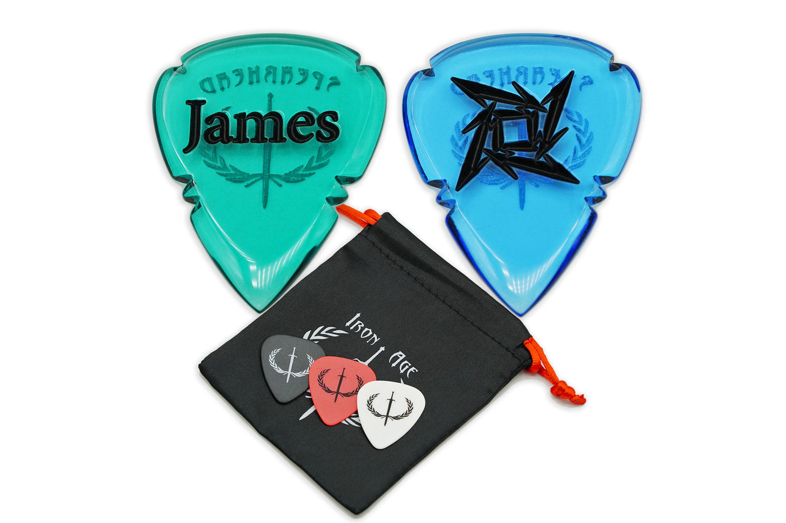Acrylic Spearhead Personalized Guitar Pick