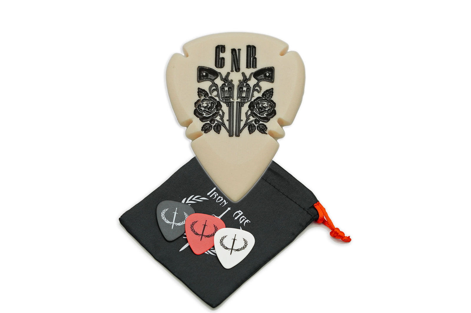 Ivory Spearhead Personalized Guitar Pick