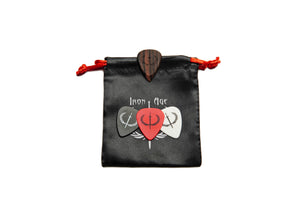 Ebony Spearhead Personalized Guitar Pick