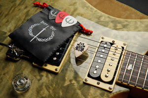 Ivory Spearhead Personalized Guitar Pick