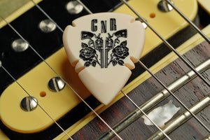 Ivory Spearhead Personalized Guitar Pick