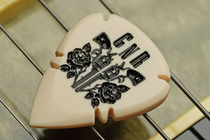 Ivory Spearhead Personalized Guitar Pick