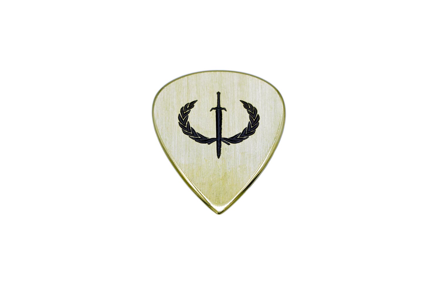 Classic "Ducat" Metal Brass Pick