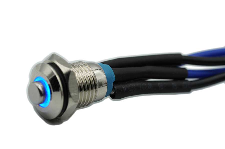Killswitch Button Mini LED Guitar Kill-Switch - Iron Age Guitar Accessories