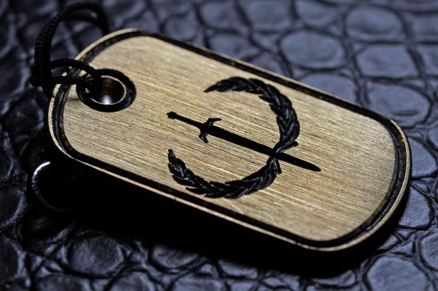 Brass Dog Tag