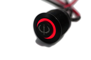 Black Stealth, LED Guitar Killswitch-guitar kill switch-momentary-Iron Age Guitar Accessories