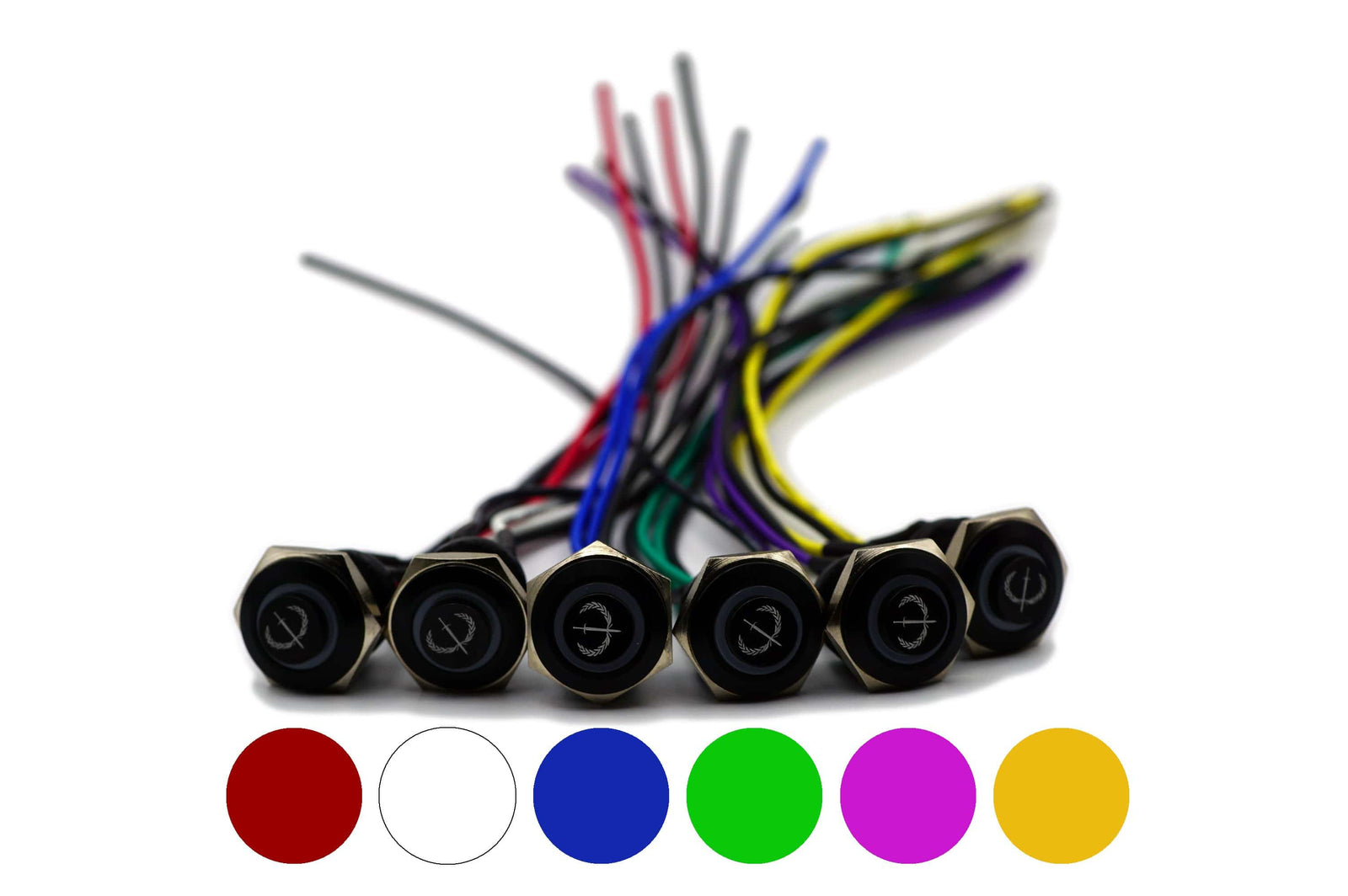 Black Stealth, LED Guitar Killswitch-guitar kill switch-momentary-Iron Age Guitar Accessories