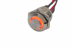 Spartan Steel, LED Guitar Kill Switch-guitar kill switch-momentary-Iron Age Guitar Accessories