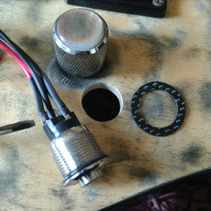 Carbon Fiber Accent Ring (For Iron Age Killswitches)-guitar kill-switch-LED momentary-Iron Age Guitar Accessories