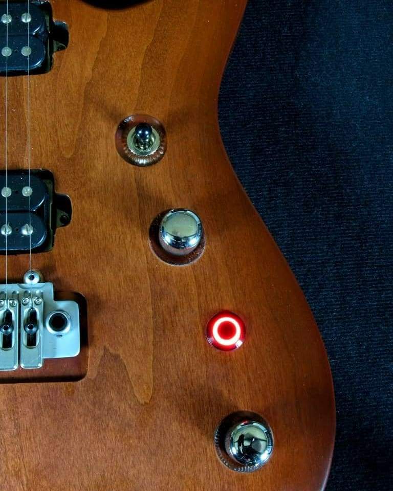 Killswitch Button Black LED Guitar Killswitch - Iron Age Guitar Accessories