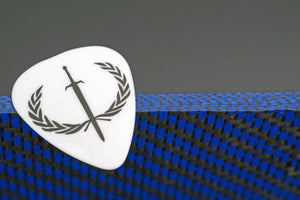 Custom Blue Carbon Fiber Pick