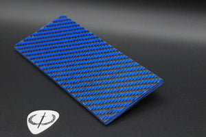 Custom Blue Carbon Fiber Pick