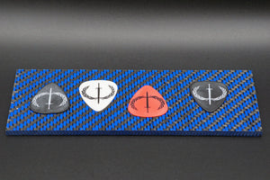 Custom Blue Carbon Fiber Pick
