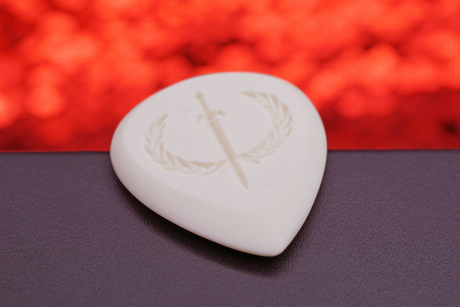 Jazz RT-faux ivory guitar picks- bone horn alternative plectrums-Iron Age Guitar Accessories