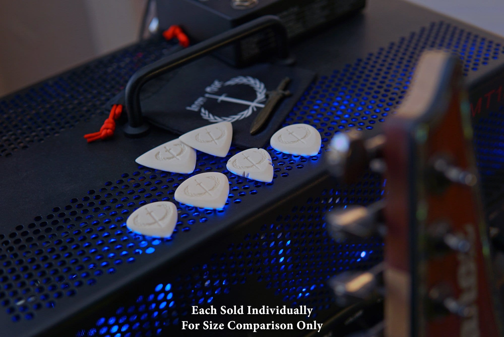 Ivory Jazz3 & JazzXL Plectrums - Iron Age Guitar Accessories