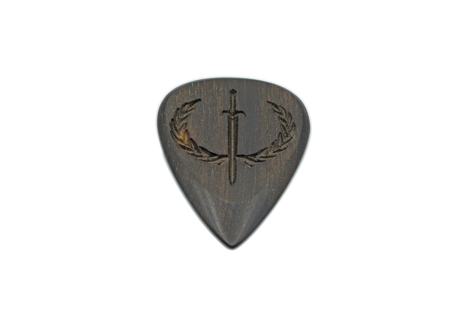 Macassar Ebony "Spearhead" Wood Pick